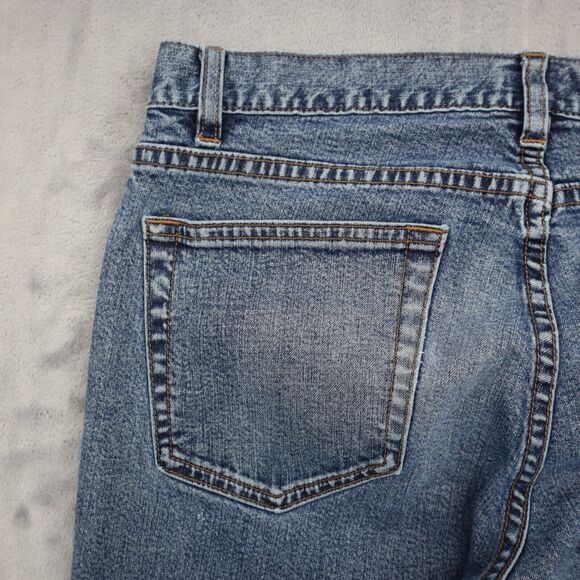Calvin Klein Pants Womens 7 Blue Bootcut Low Rise Button Medium Wash Denim Jeans - Picture 12 of 16